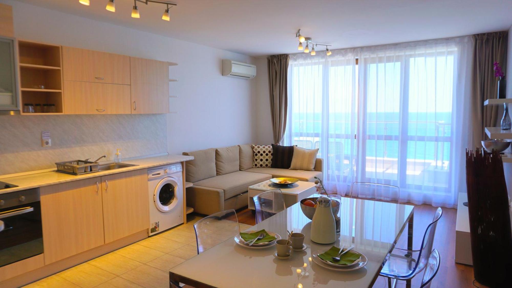 Апартаменти Бяла Клиф На Плажа - Apartments Byala Cliff First Line Exterior photo